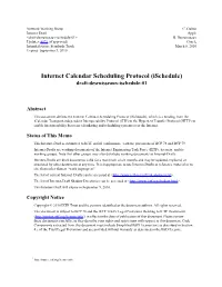 Internet Calendar Scheduling Protocol (Ischedule) Draft-Desruisseaux-Ischedule-01