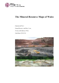 The Mineral Resource Maps of Wales