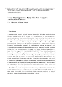 The Relexification of Locative Constructions in Sranan