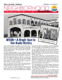 WSUN—A Bright Spot in Our Radio History