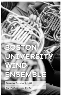 Boston University Wind Ensemble