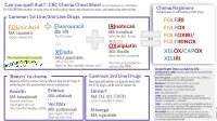 Chemo Cheat Sheet