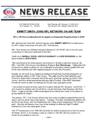 Emmitt Smith Joins Nfl Network On-Air Team