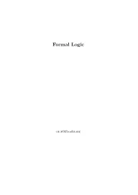 Formal Logic