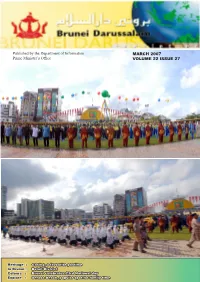 MARCH 2007 VOLUME 22 ISSUE 27 Published by the Department Of