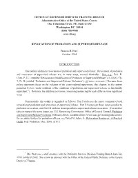 Revocation of Probation and Supervised Release | October 2004