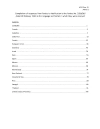 2020/016 Dated 28 February 2020 in the Language and Format in Which They Were Received