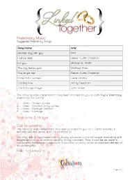 Program Outline