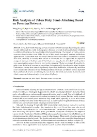 Risk Analysis of Urban Dirty Bomb Attacking Based on Bayesian Network