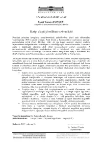Script Alapú Járműbusz-Szimuláció
