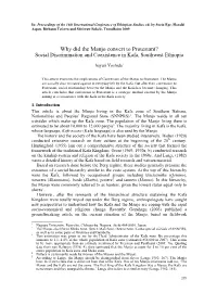 Why Did the Manjo Convert to Protestant? Social Discrimination and Coexistence in Kafa, Southwest Ethiopia