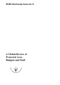 A Global Review of Protected Area Budgets and Staff Blank Page WCMC Biodiversity Series No.10