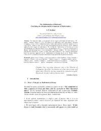Clarifying the Origins and Development of Mathematics AP