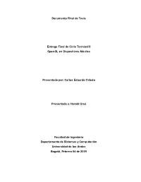 Documento Final De Tesis Entrega Final De Ciclo Terminal II Opengl