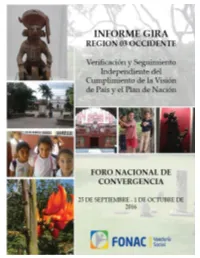 Informe Region 03 Occidente
