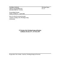 UNITED NATIONS Working Paper GROUP of EXPERTS on No. 67 GEOGRAPHICAL NAMES