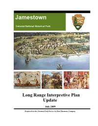 Jamestown Long Range Interpretive Plan (LRIP)