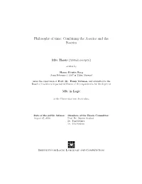 Philosophy of Time: Combining the A-Series and the B-Series