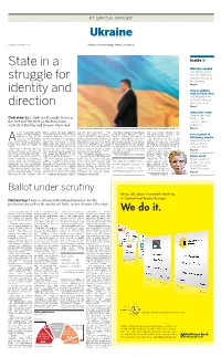 State in a Struggle for Identity and Direction