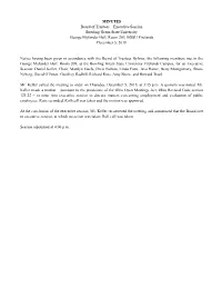 Board of Trustees Minutes 12-6-19