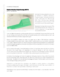 FOR IMMEDIATE RELEASE Stephen Antonakos