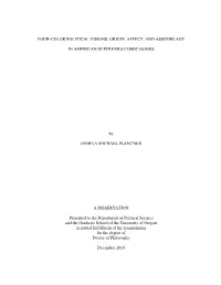 Four-Color Political Visions: Origin, Affect, and Assemblage