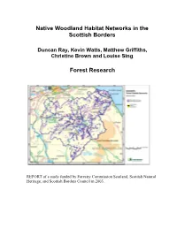 Forest Habitat Networks in the Scottish Borders ______17 7