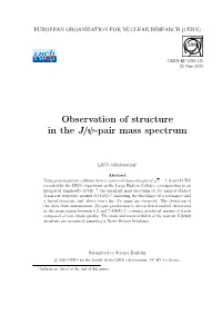 Observation of Structure in the J/Ψ-Pair Mass Spectrum