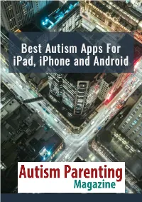 Best Autism Apps for Ipad, Iphone and Android