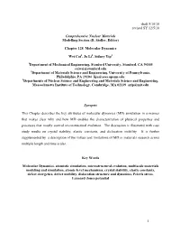 Chapter 128 Molecular Dynamics