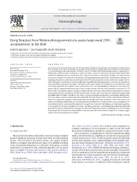 Using Structure from Motion Photogrammetry to Assess Large Wood (LW) Accumulations in the Field