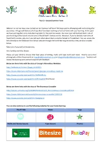 Year 2 – Second Summer Term