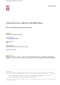 A Study of Phase Noise in Colpitts and LC-Tank CMOS Oscillators