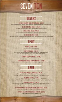 Grub Split Greens