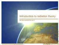 Introduction to Radiation Theory