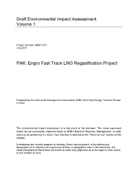 48307-001: Engro Fast Track LNG Regasification Project
