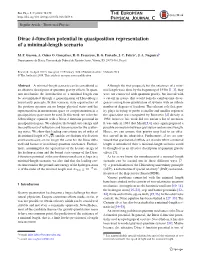 Dirac -Function Potential in Quasiposition Representation of a Minimal-Length Scenario