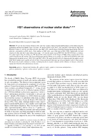 HST Observations of Nuclear Stellar Disks�,