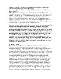 Virus and Prokaryote Enumeration from Planktonic Aquatic Environments by Epifluorescence Microscopy with SYBR Green I Anand