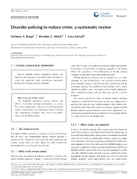 Campbell Systematic Reviews Published by John Wiley & Sons Ltd on Behalf of the Campbell Collaboration
