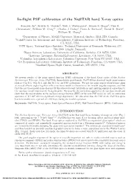 In-Flight PSF Calibration of the Nustar Hard X-Ray Optics
