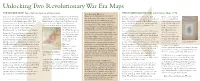 THE RATZER MAP in USE: Lord Percy's Map, 1776 the RATZER