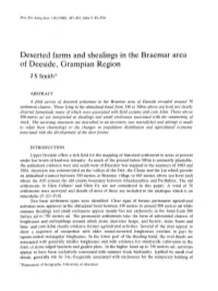 Deserted Farms and Shealings in the Braemar Area of Deeside, Grampian Region Smiths J *