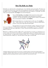 How the Bells Are Made