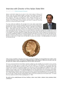 Interview with Director of the Italian State Mint November 14, 2011 by Michael Alexander 2 Comments