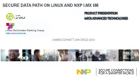 Secure Data Path on Linux and Nxp I.Mx 8M