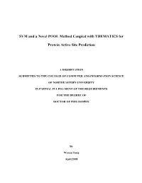 SVM and a Novel POOL Method Coupled with THEMATICS For