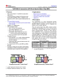TLIN1028-Q1 Automotive Local Interconnect Network (LIN)