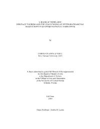 'A Room of Their Own': Heritage Tourism and the Challenging of Heteropatriarchal Masculinity in Scottish National Narratives