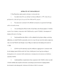 Danielson, Tom Affidavit.Pdf